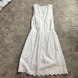 J crew white dress